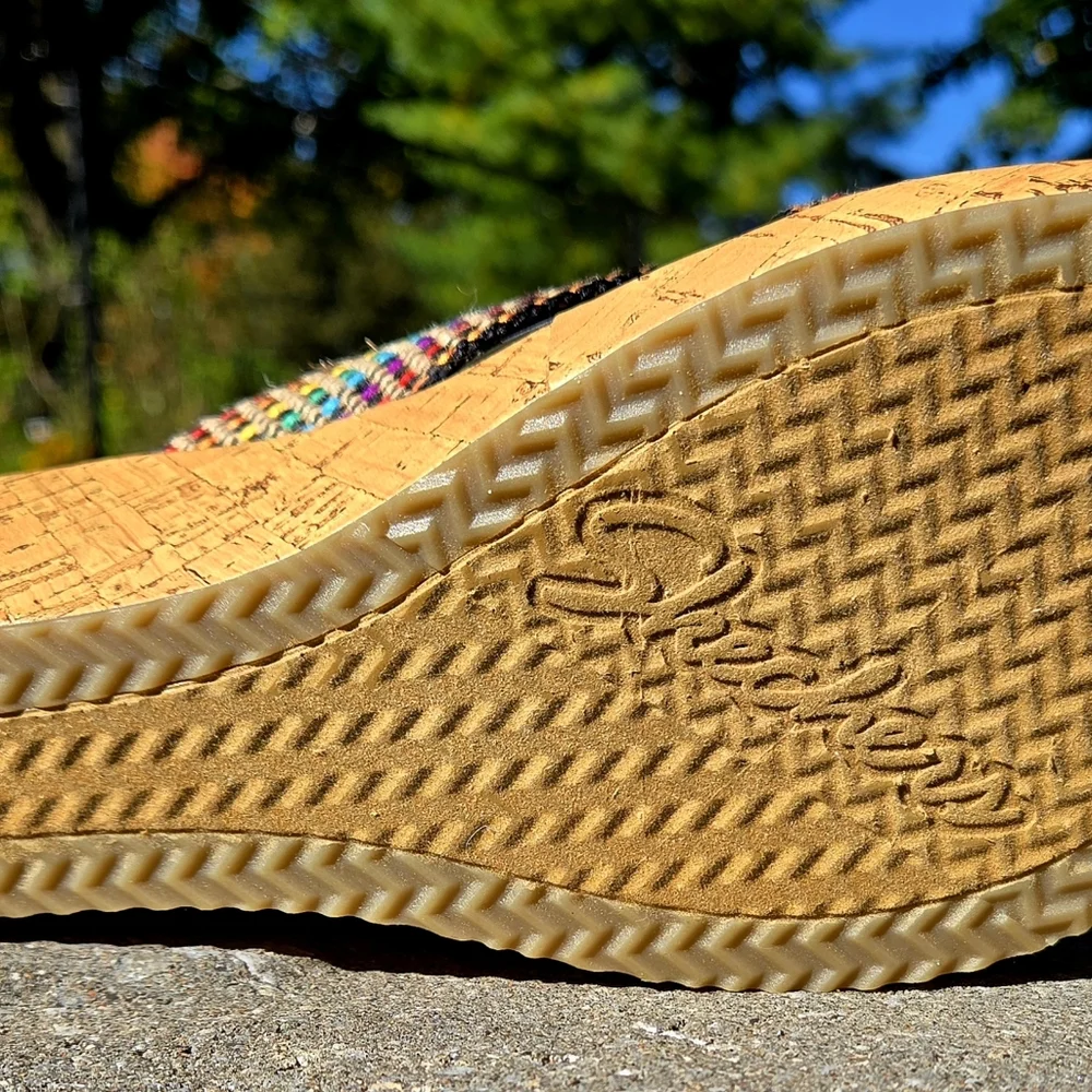Sketchers LuxFoam Wedge Sandals - Picture 4 of 4